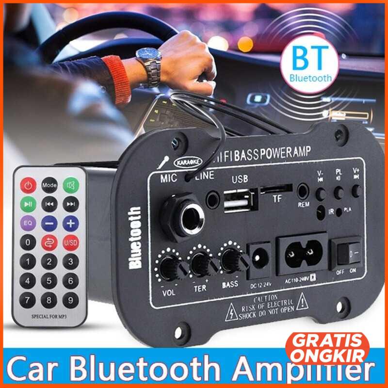 Amplifier Board Audio Bluetooth USB FM Radio TF DIY 25W GD-01
