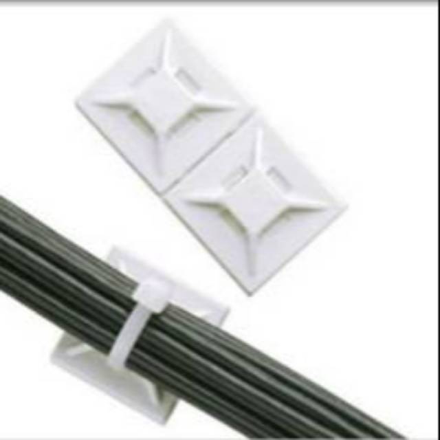 Cable Tie Mounts 30x30 (Pengikat/Pengait Kabel Ties)