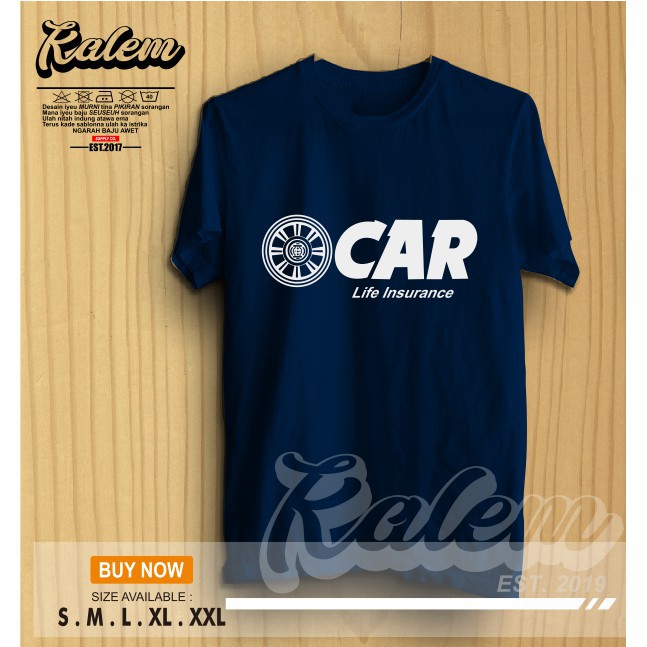 (TERLARIS) kaso baju asuransi jiwa car 3i network kalem clothing -Mugenstore