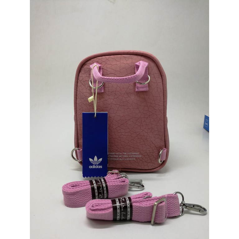 Tas Ransel Mini Adidas Backpack Jardim Pink