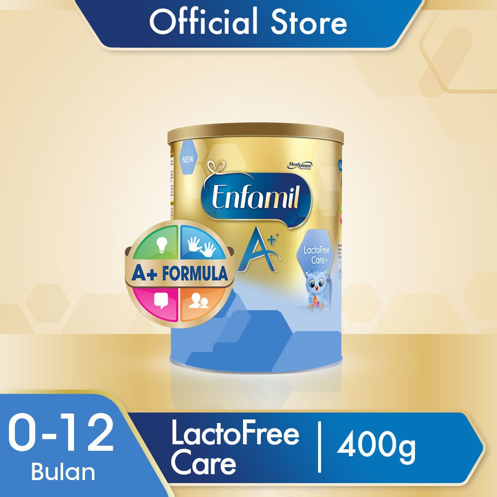 Enfamil A+ LactoFree 400 gr susu formula