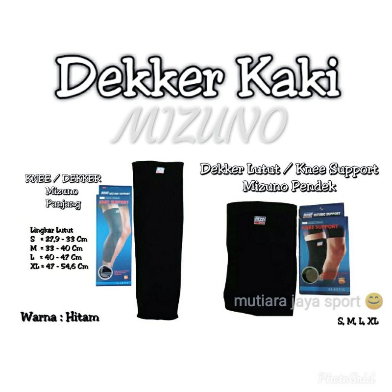 MIZUNO KNEE SUPPORT DEKER KAKI DEKER PANJANG DEKER VOLLEY BADMINTON