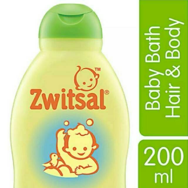 Zwitsal Baby Bath 2in1/Milk Honey/Bath With Telon 200ml ORIGINAL-BPOM