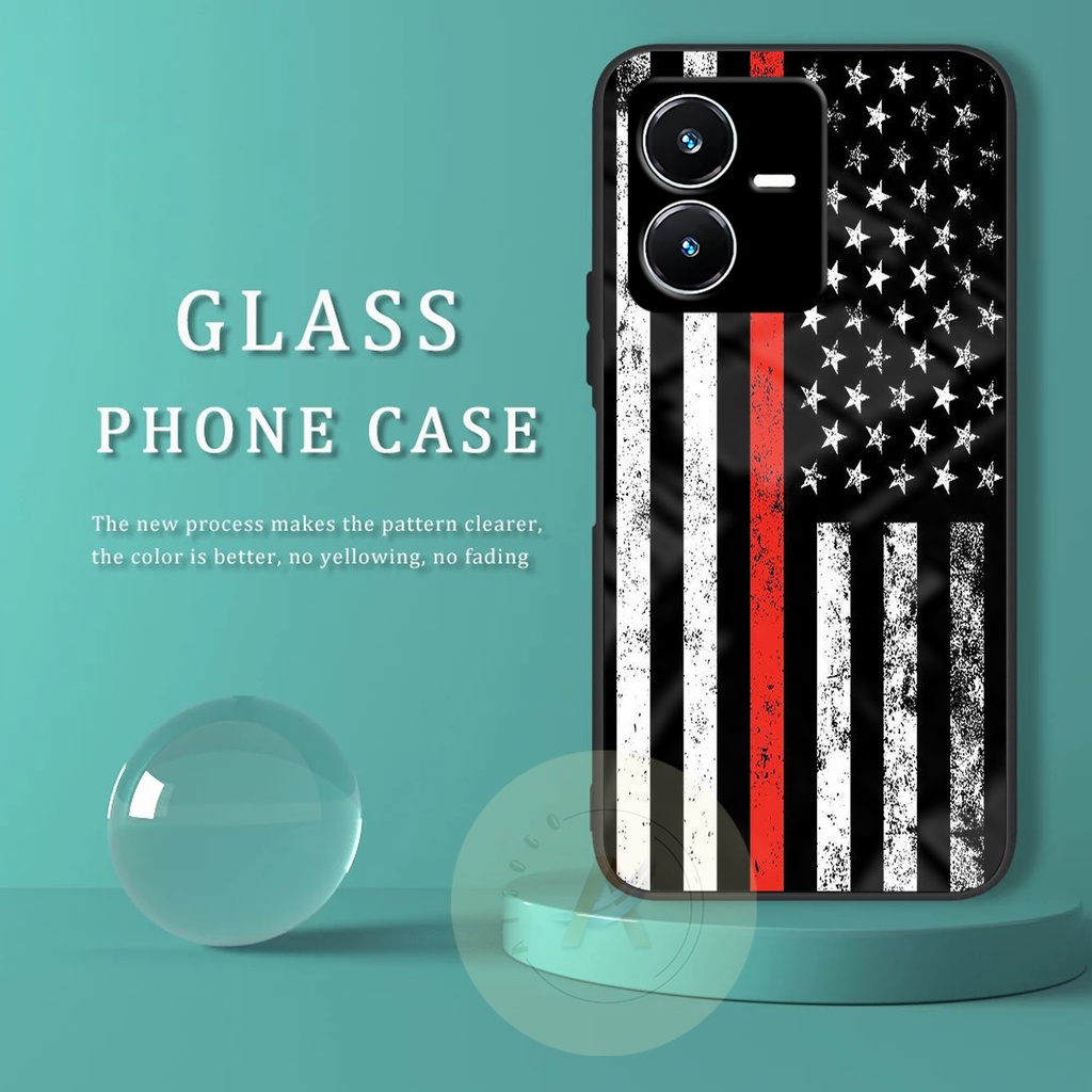 Softcase Glass VIVO Y22 2022 - GK10 - Case HP VIVO Y22 2022 - Case VIVO Y22 2022 - Kesing HP VIVO Y2