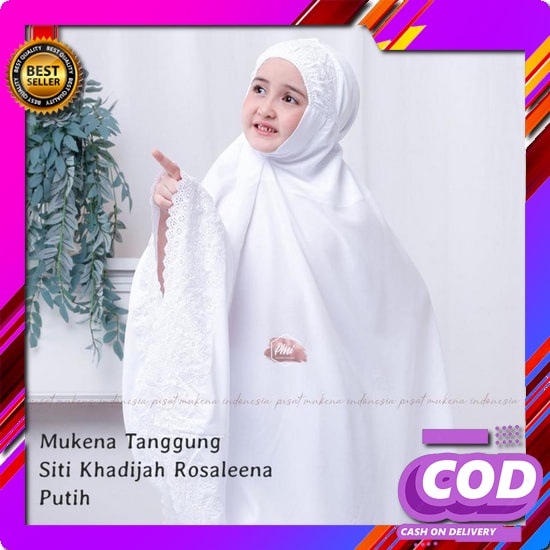 Terbaru Mukena Bahan Rayon Bali Mukena Anak Tanggung Nadine Usia (5-12Tahun) Mukena Traveling Anak M
