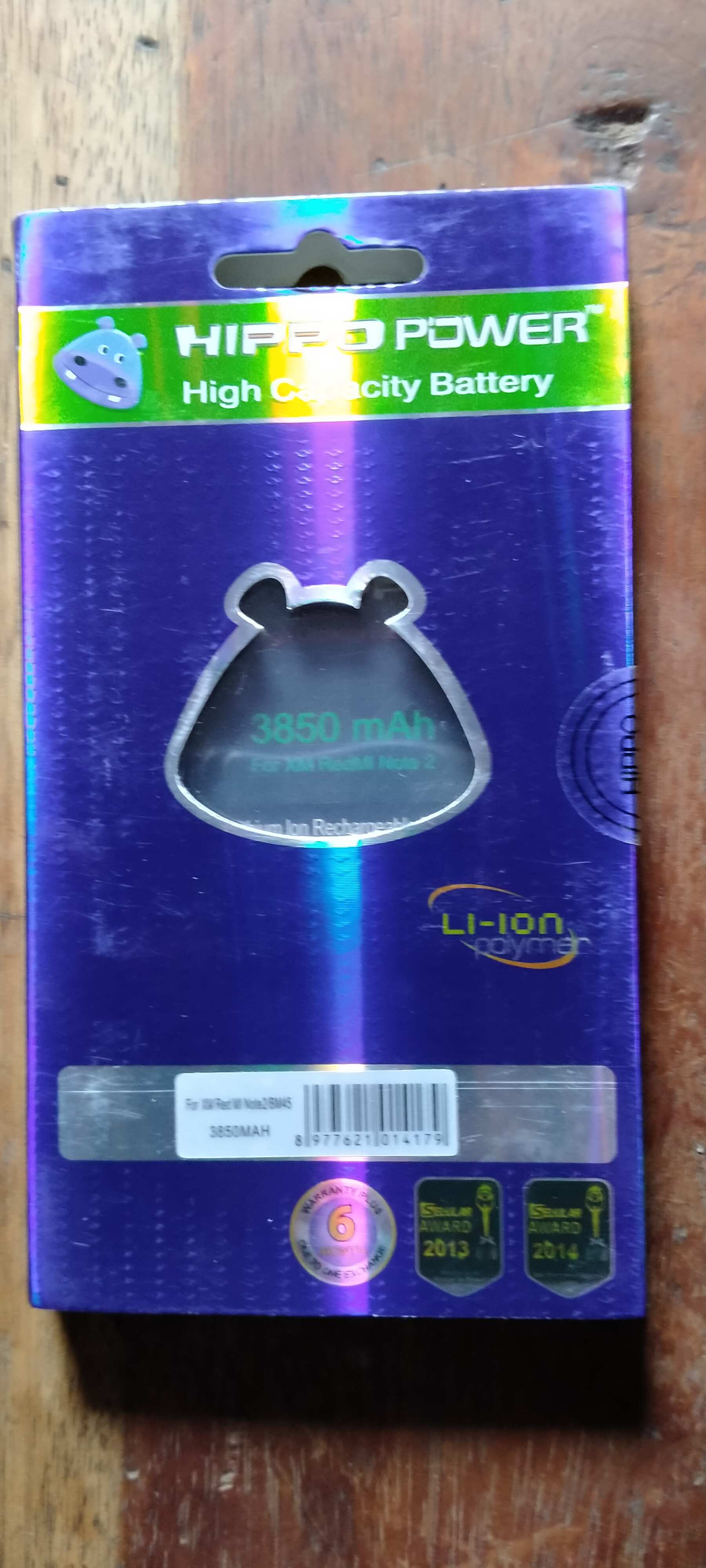 Hippo Baterai Batre Xiaomi Redmi Note 2 BM 45 Original