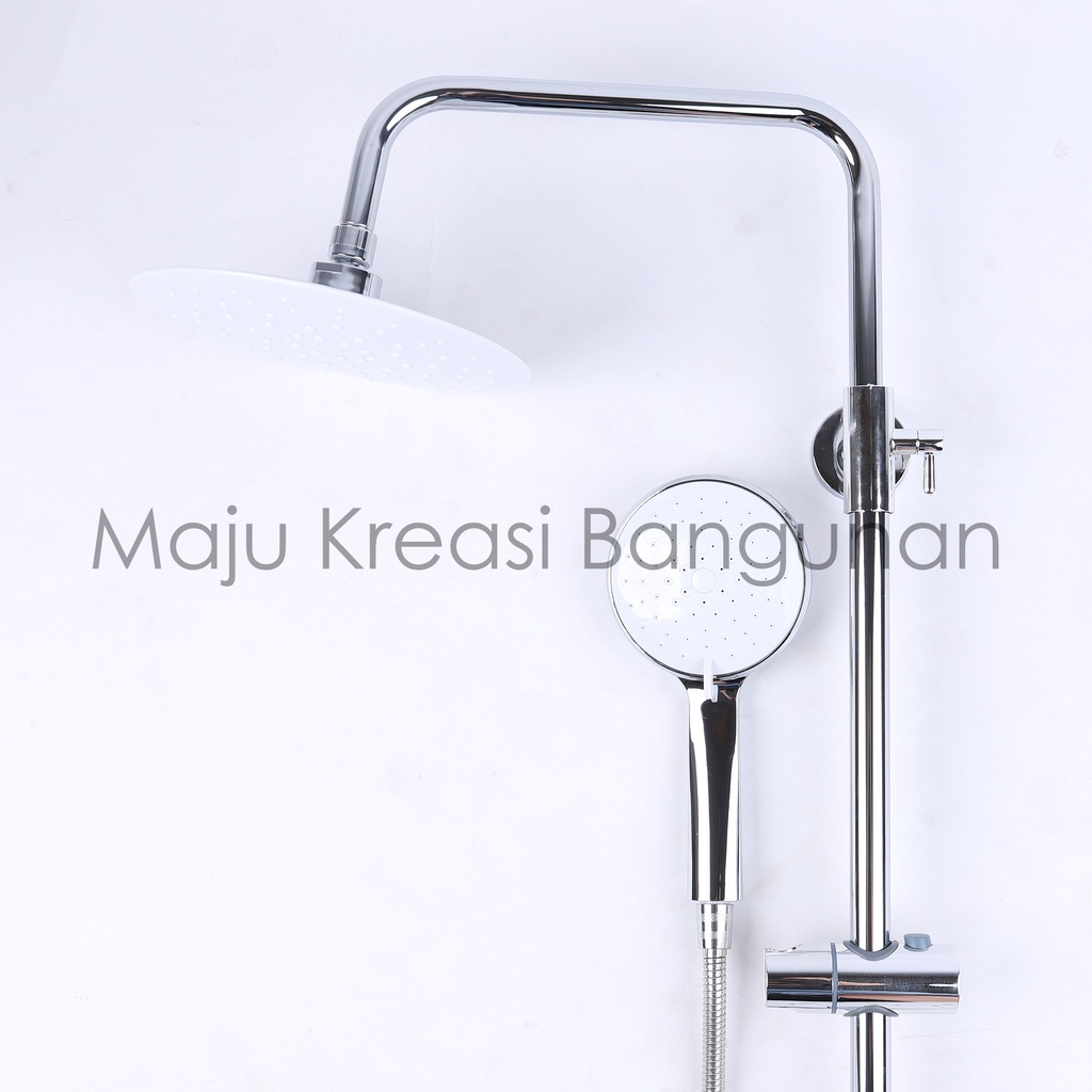 Shower Column Bulat Tiang Set Kran Mixer Panas Dingin Hot Cold SKL Keran Air Kamar Mandi Hand Model Bathtub Toilet