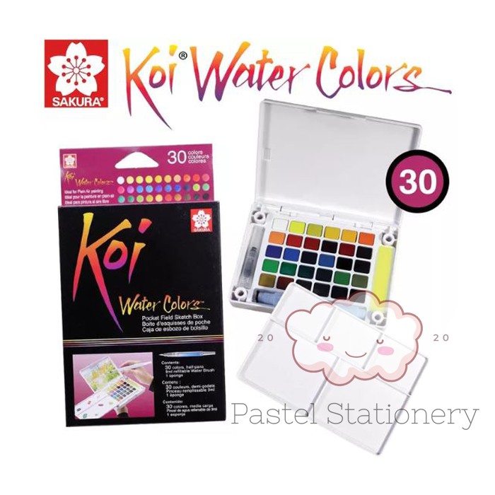 

Sakura Koi Watercolors 30 Pocket Field Sketch Box