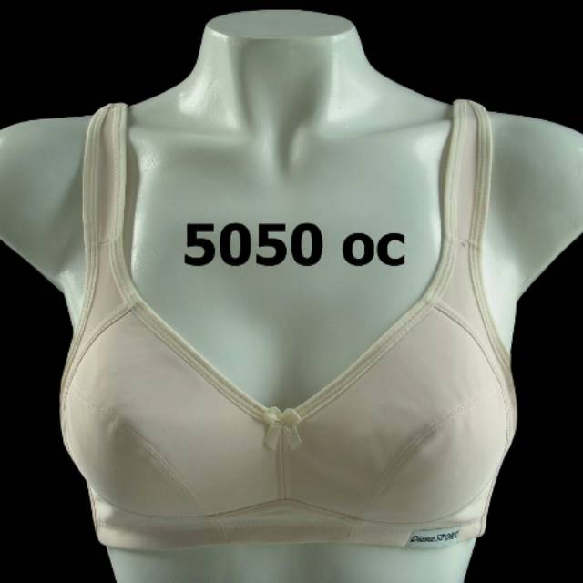 Bra/bh merk Dewi sport bra busa tipis tanpa kawat 5050