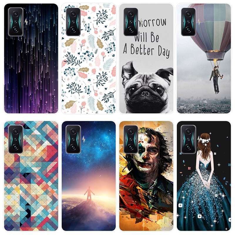 hp soft case xiaomi poco f4 gt casing silikon untuk xiaomi pocof4 f4gt case kartun tpu back cover