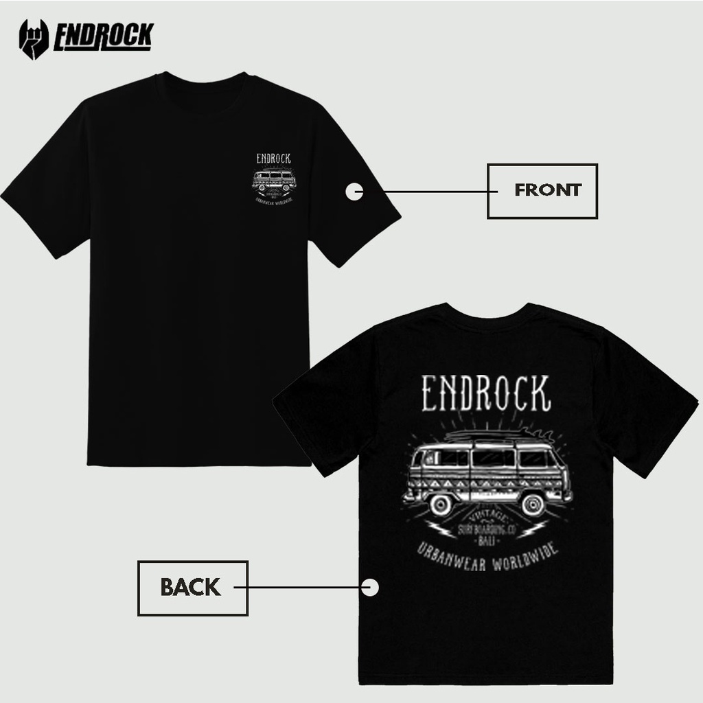 Kaos Distro Original Endrock Tema Urban wear