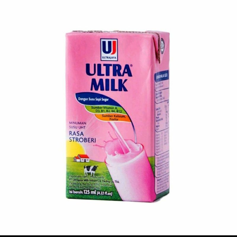 

Susu Ultra Milk 125 Ml Stroberi