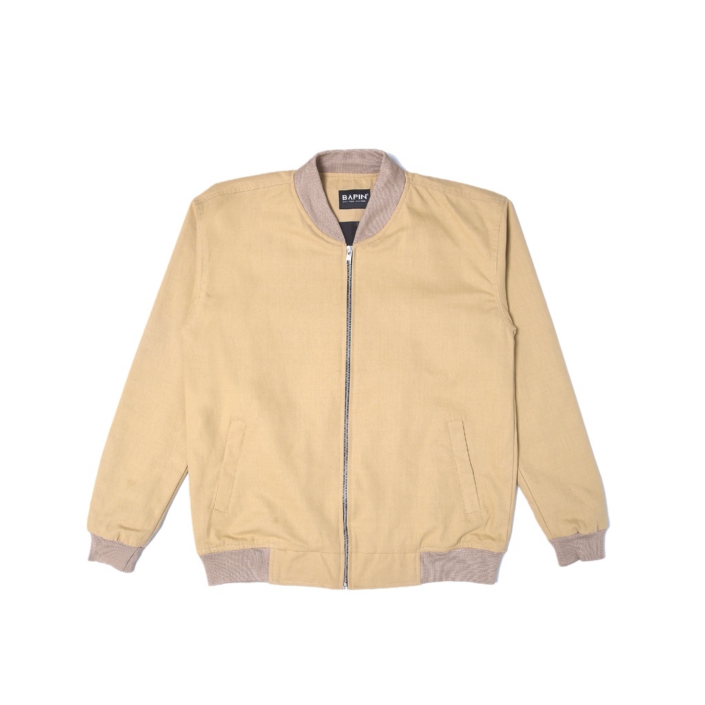 Jaket Bomber Original - Light Cream