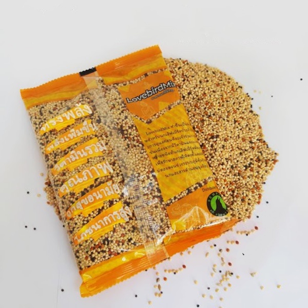 Lovebird Mix Pakan Makanan Burung Love Bird Milet Millet Biji Vitamix