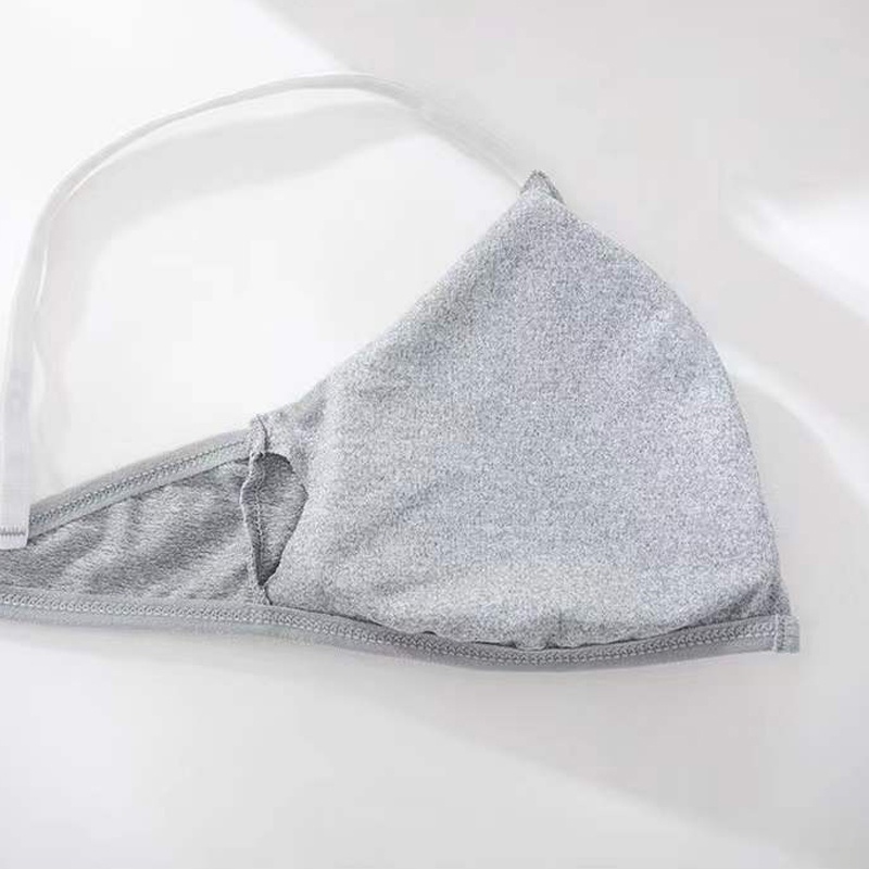 Bra Sexy Wanita Cup Open Front Kancing Depan Tanpa Kawat Adjustable Import