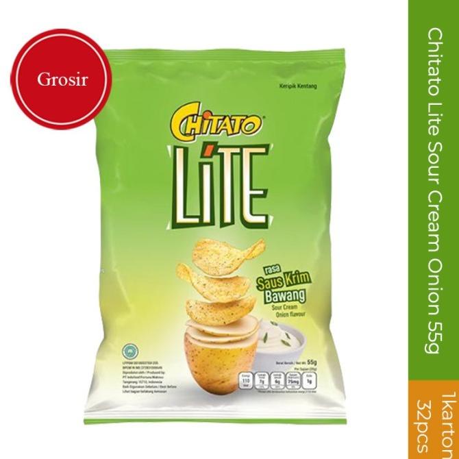 

Chitato Lite Sour Cream Onion 55 gr 1 Karton - 32 pcs