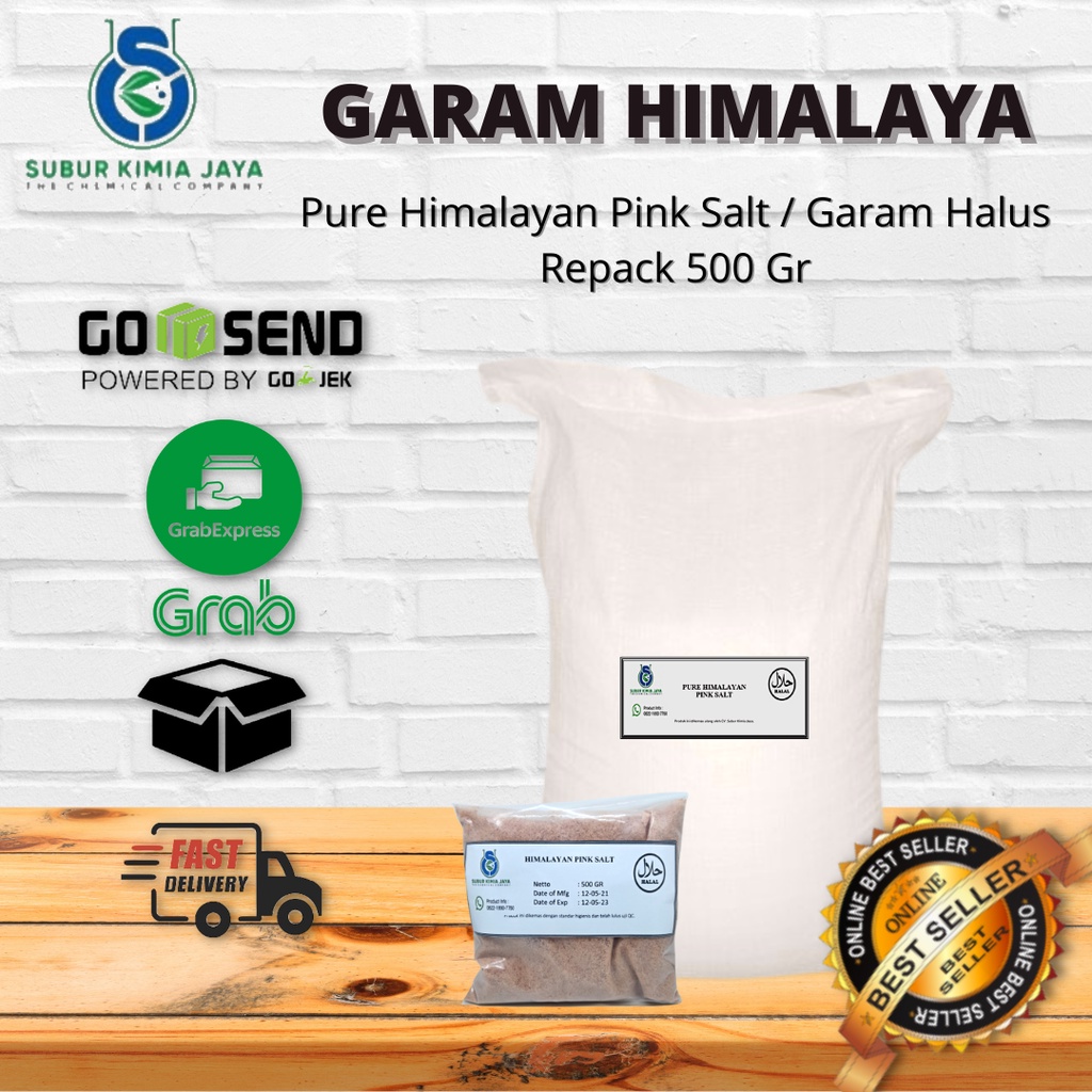 

Pure Himalayan Pink Salt / Garam Himalayan 500 gr