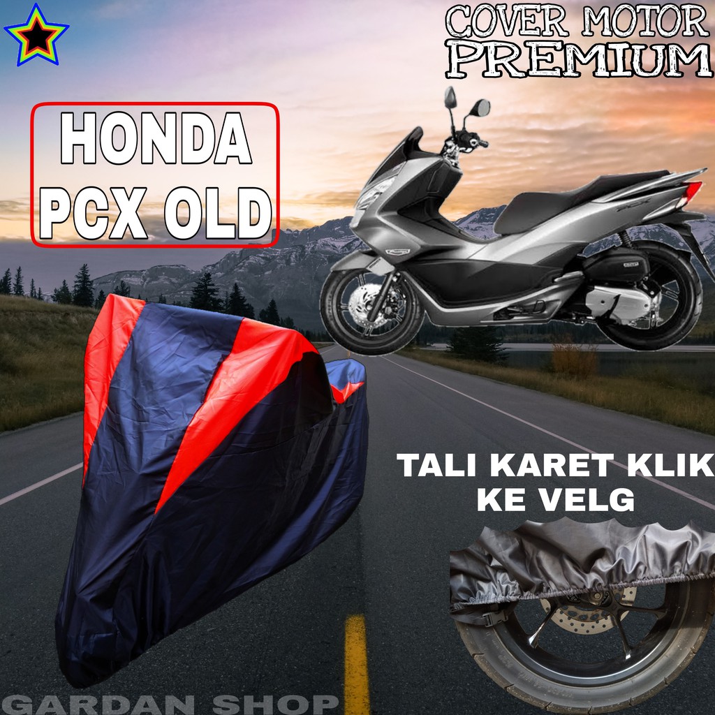 Sarung Motor HONDA PCX OLD Hitam MERAH Body Cover Penutup Pelindung Motor Pcx PREMIUM