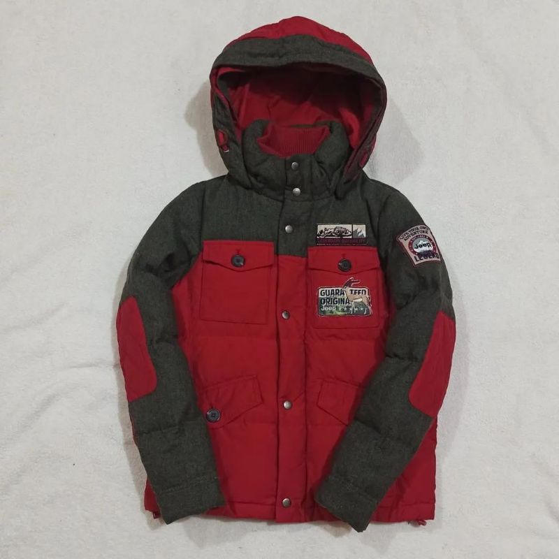 JAKET BULANG BULU ANGSA DOWN JACKET JEEP SECOND ORIGINAL