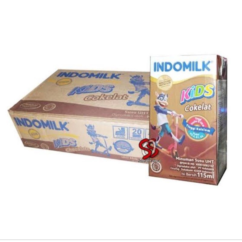 Indomilk Kids Cokelat Strawberry 115 Ml Khusus Sameday