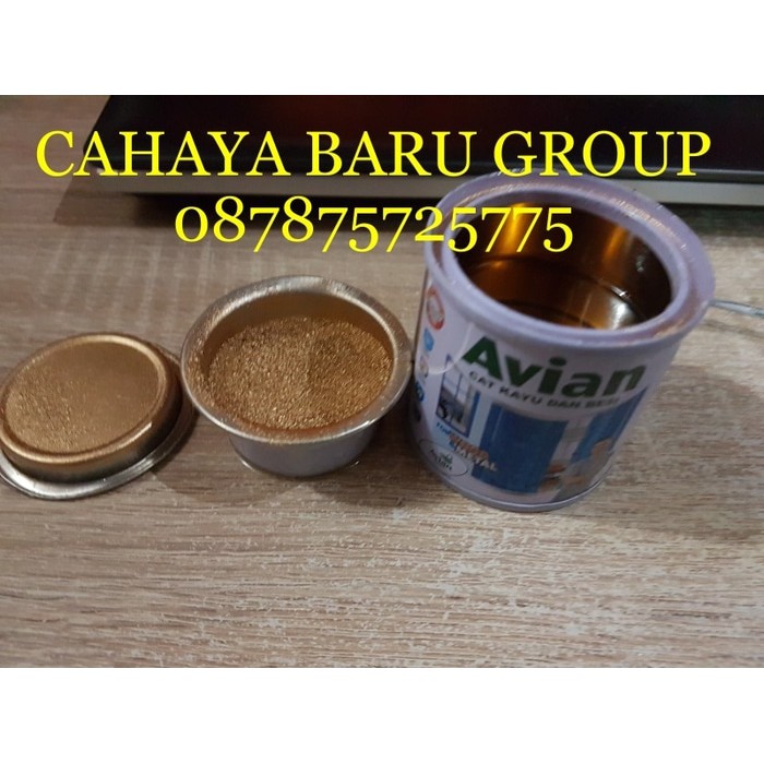  CAT  BESI AVIAN  GOLD  METALLIC Shopee Indonesia