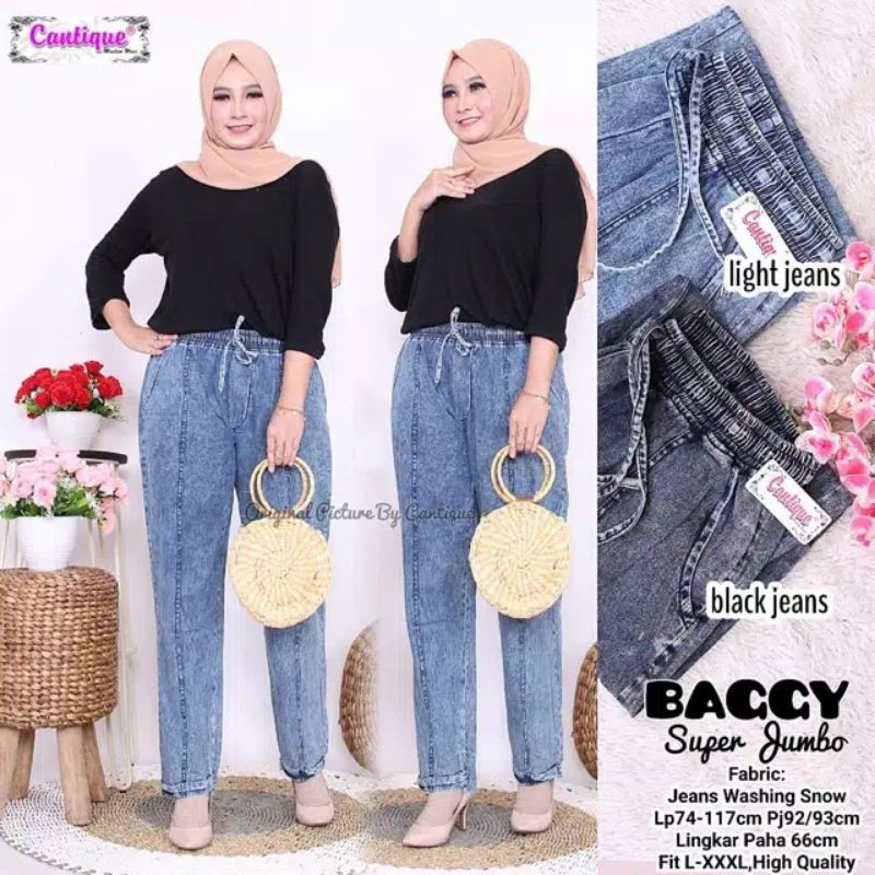 Celana Snow Baggy Jeans Standart dan Jumbo