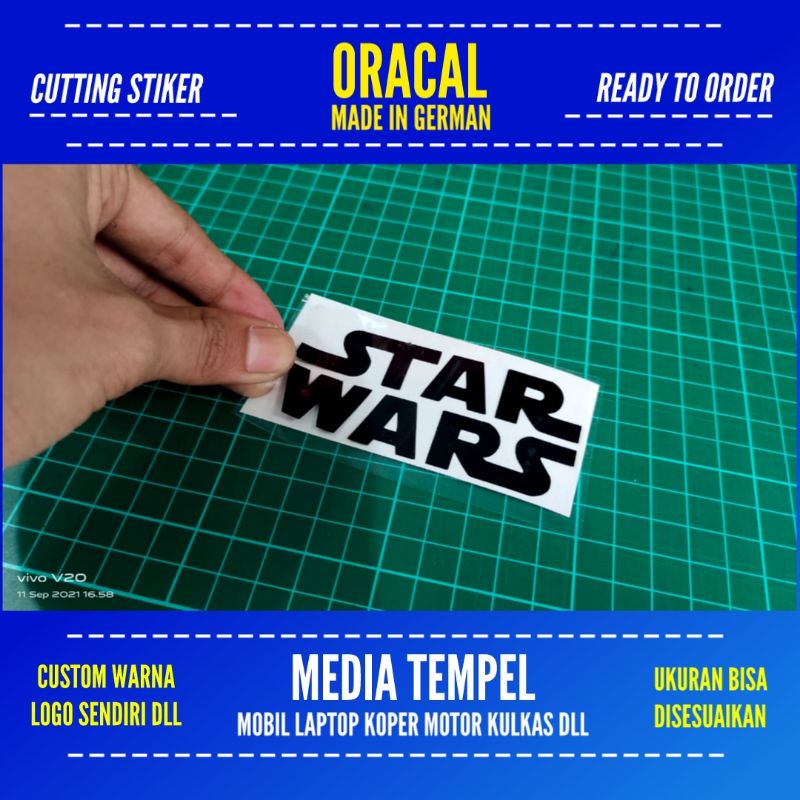 

STIKER STAR WARS 4 CUTTING BAHAN ORACAL CUSTOM LOGO