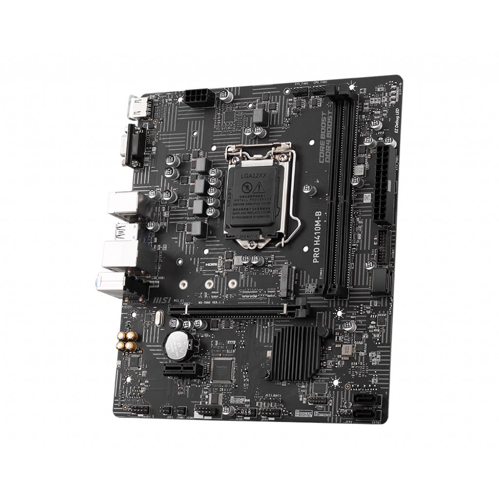 MSI PRO H410M-B | Chipset H510 | Intel Gen 10 LGA1200 H410 Mainboard