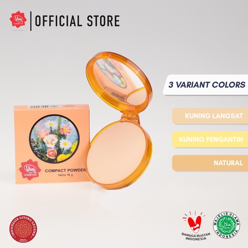 Jual Viva Compact Powder Standart ( Tersedia 3 Varian Warna) | Shopee ...