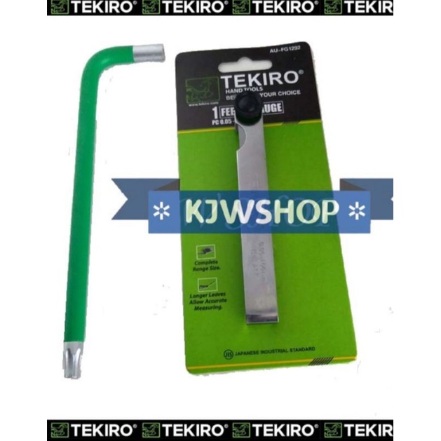 Fuller Gauge TEKIRO + Kunci Stel Klep Set Feeler Gauge TEKIRO + Kunci Stel Klep T40 Set Fuller Gauge