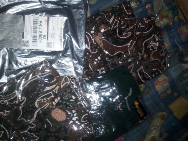 Batik Solehah - Gamis Anak Batik Maura Couple - Sania Ruffle Batik Couple Ori Ndoro Jowi