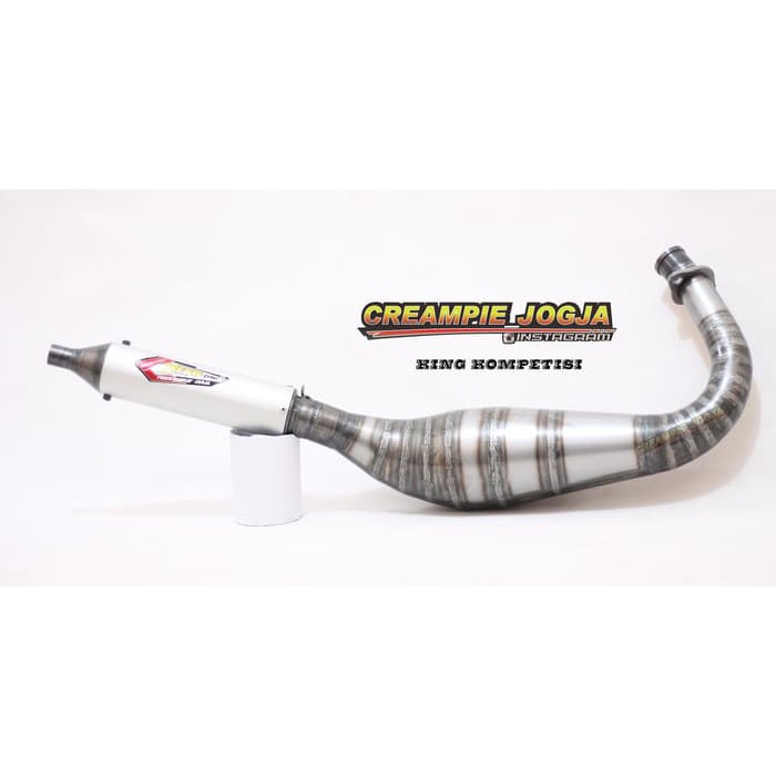 KNALPOT RX KING KOLONG TELO KOMPETISI CREAMPIE PDK DBS R9 RCB ALTECH KDX