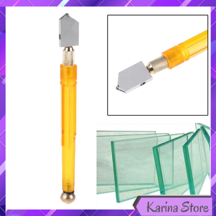 

FUTURELINE PISAU PEMOTONG KACA GLASS CUTTER DIAMOND CUTTING TOOL - L9 - GOLDEN