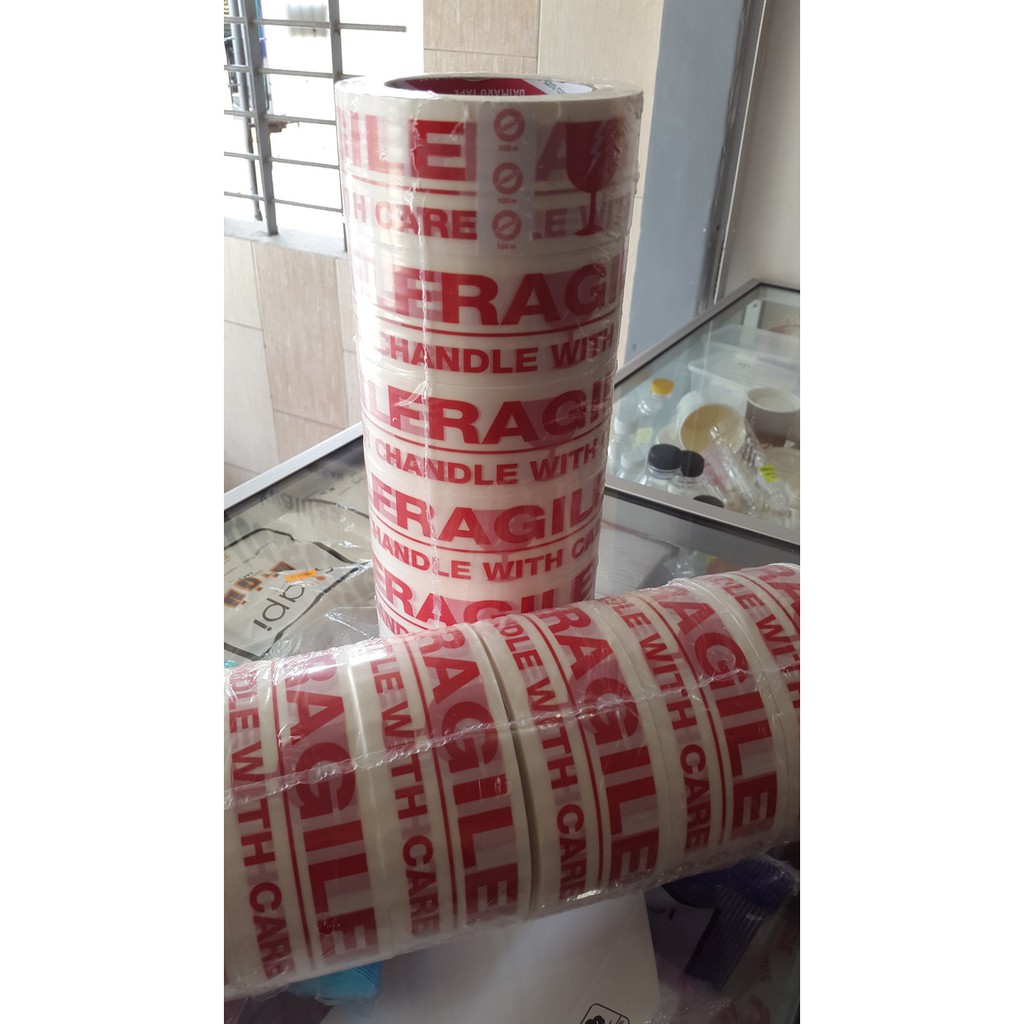 

Special lakban / isolasi daimaru "Fragile" uk 5cm x 100meter Orisinil