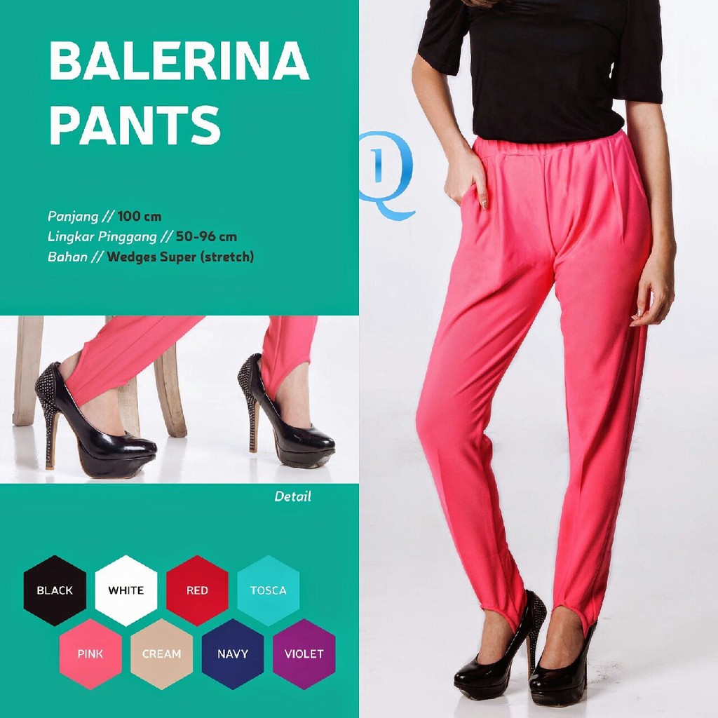 JANE COLLECTION || [ READY STOCK ] Celana Melar Balerina Pants