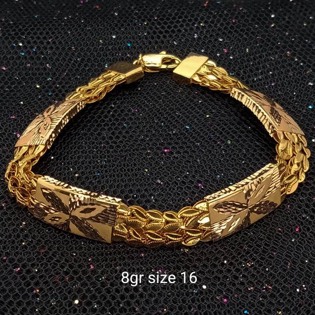 Gelang Emas 17 K - kuning 8gr Kadar 750 - 2510