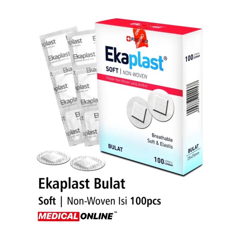 PLESTER PLESTERIN SOFT BULAT EKAPLAST NON WOVEN MEDICAL ONLINE MEDICALONLINE