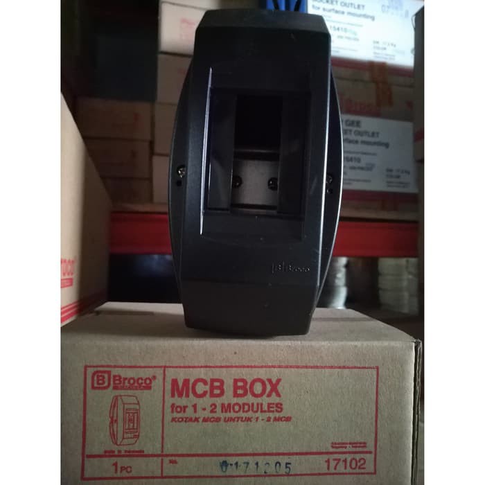 BOX MCB 1 SAMPAI 2 MCB 17102 BROCO - HITAM