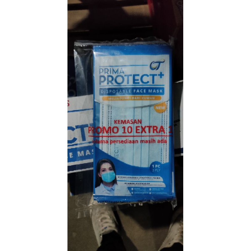 masker mask prima protect 3 ply (promo)