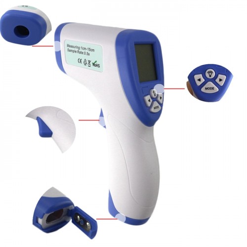 THERMOGUN Thermo Gun infrared Termometer Pengukur Suhu Digital Laser Non Contact