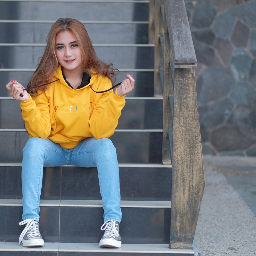 INSTINCT JAKET SWEATER HOODIE  RAINBOW