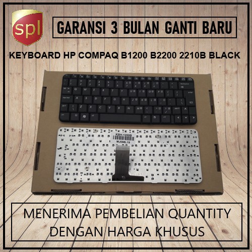 Keyboard Laptop HP Compaq B1200 B2200 2210B HITAM