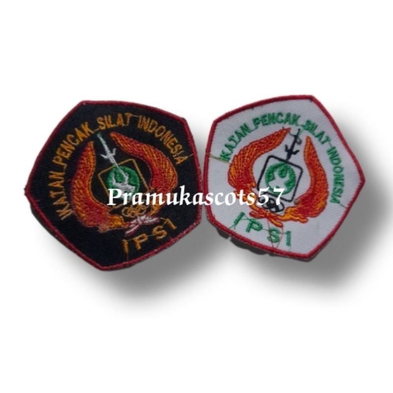 Bed IPSI bordir / Emblem IPSI bordir / Logo Silat IPSI