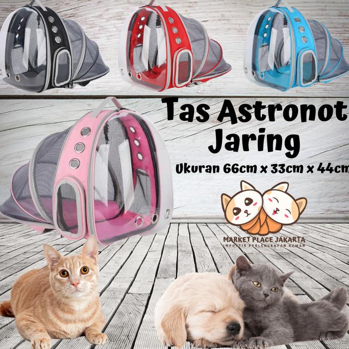 

(BISA COD) Tas Ransel Trasparan Astronot Kelinci Kucing Anjing Murah Pet Cargo LIMITED EDITION Kode 330