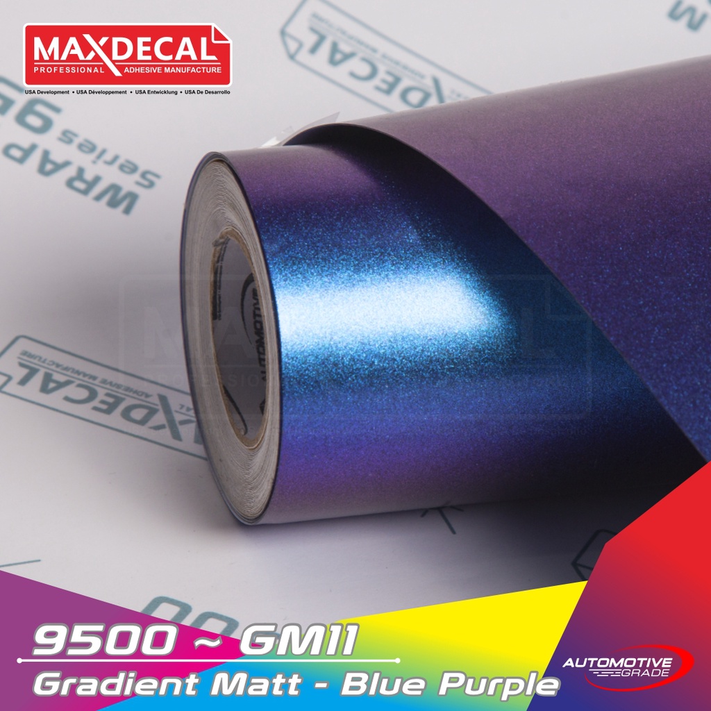 [Meteran] Maxdecal 9500 GM11 Gradient Blue Purple Bunglon 152cm