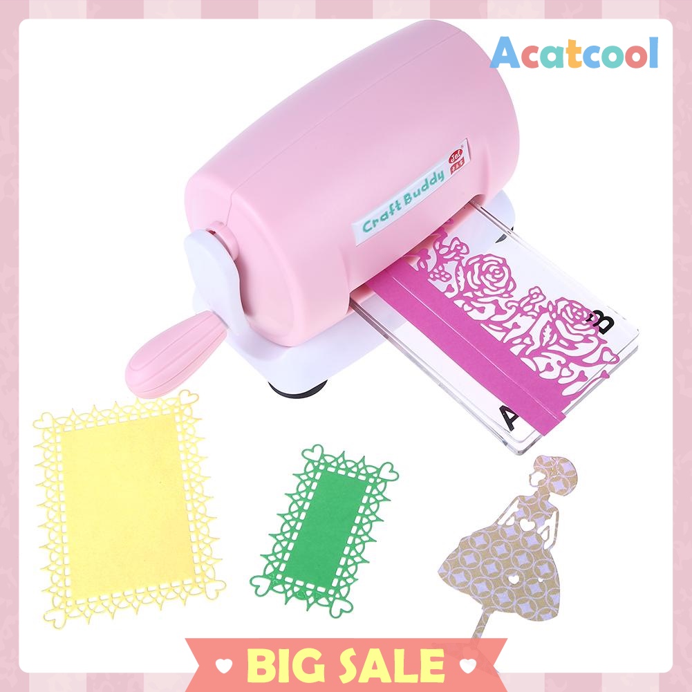 DIY Plastic Paper Cutting Embossing Machine Craft Scrapbook Album Cutter