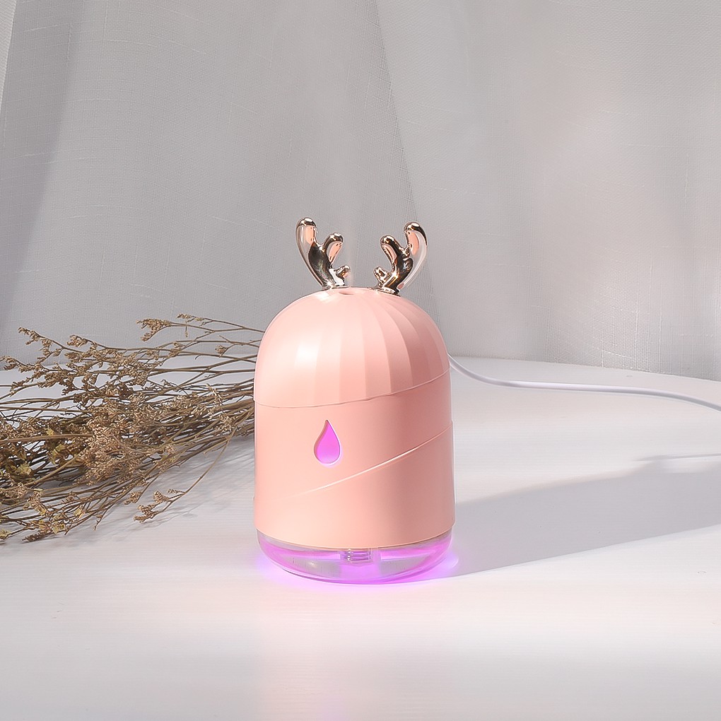 Inone Cool Mist Humidifier Purifier Motif Rusa Pelembab Udara with LED Light Warna