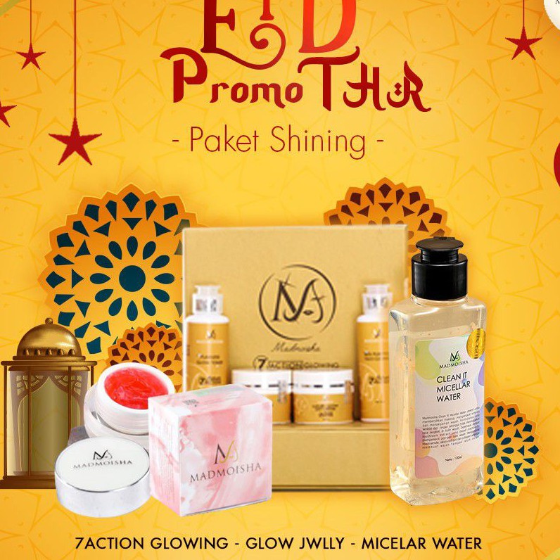 PROMO PAKET 7ACTION GLOWING + BRIGHTENING GLOW JELLY + MICELLAR WATER