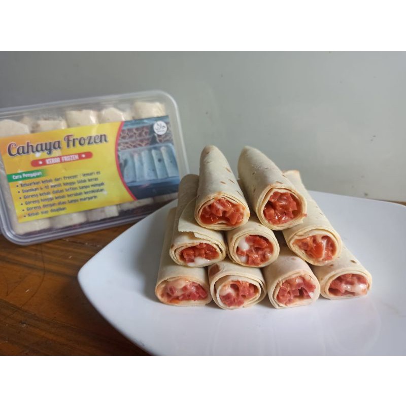 

KEBAB FROZEN HOMEMADE mini isian full daging (isi 10biji/pc)