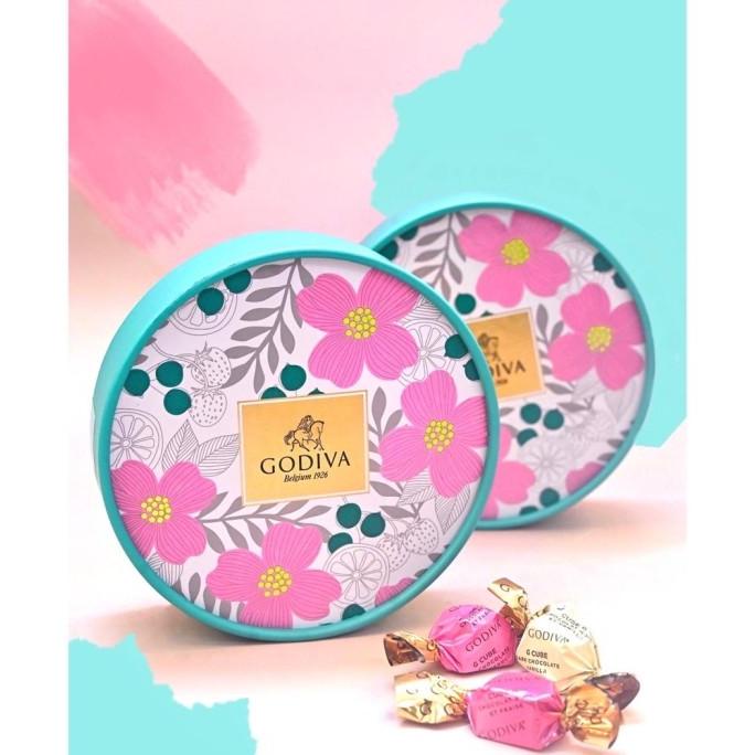 

GODIVA SUMMER ROMANCE GIFT BOX 9 PCS PRALINE CHCOOLATE PRESENT BOX FGBV61352
